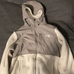 The North Face White Fleece Zip Jacket